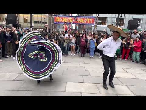 Jarabe Tapatio, Best Mexican Dance ever in Bryant Park NYC on Cinco De Mayo celebration
