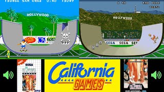 California games Sega Genesis vs Master system longplay