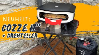 Erste Pizza im Cozze 17" Pizzaofen mit elektrischem Pizzastein (Drehteller) im Test - deutsch
