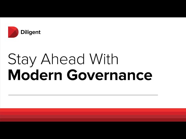 Diligent product / service