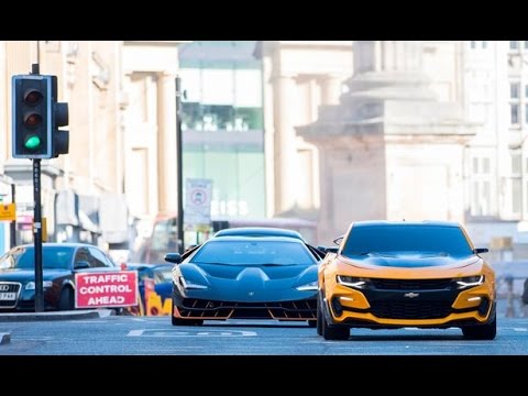 Transformers 5 Filming In London! Bumblebee Chase Sequence! HD