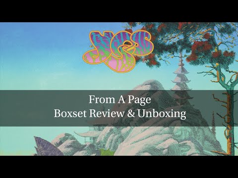 Yes - From A Page - New Boxset Review & Unboxing