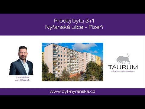 PRODÁNO - Prodej bytu 3+1 V Nýřanská ulici, Plzeň