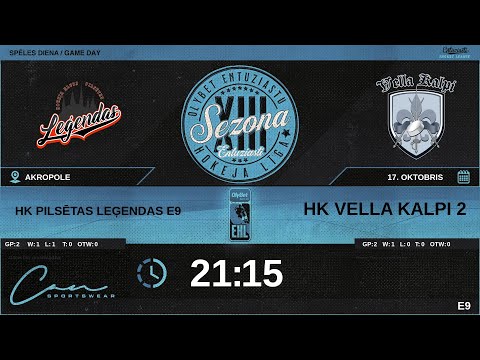 2023 10 17 | HK PILSĒTAS LEĢENDAS E9 (PL3) - HK VELLA KALPI 2 (VKL) | E9