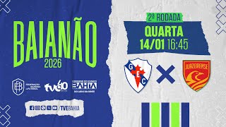 GALÍCIA 2 X 0 JUAZEIRENSE | AO VIVO COM IMAGENS | #BaianãoNaTVE - 14/01/2026