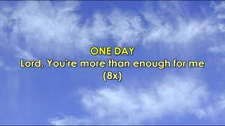 One Day (Lyrics) | Hillsong