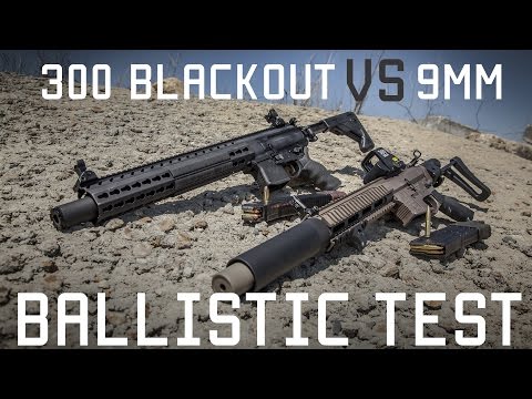 300 BLACKOUT vs 9MM | Ballistic Gel Test | Tactical Rifleman