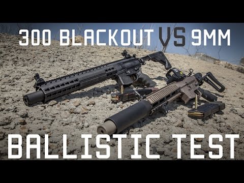300 BLACKOUT vs. 9MM | Ballistischer Geltest | Taktischer Schütze