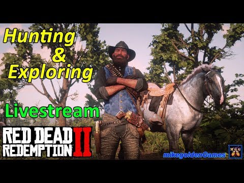 Red Dead Redemption 2 Free Roam Gameplay LIVE | Hunting and Exploring