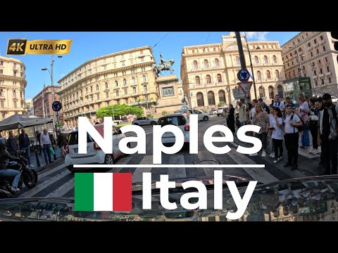 🇮🇹 Naples Scenic Drive | Explore Italy ’s Vibrant Coastal City in Stunning 4K Road Trip