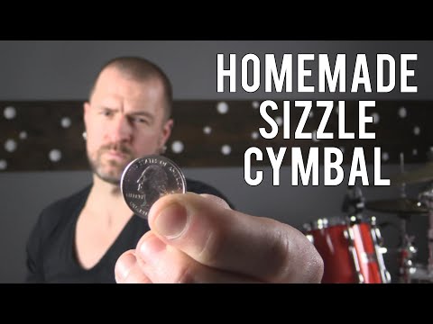 DRUM HACK - HOMEMADE SIZZLE CYMBAL