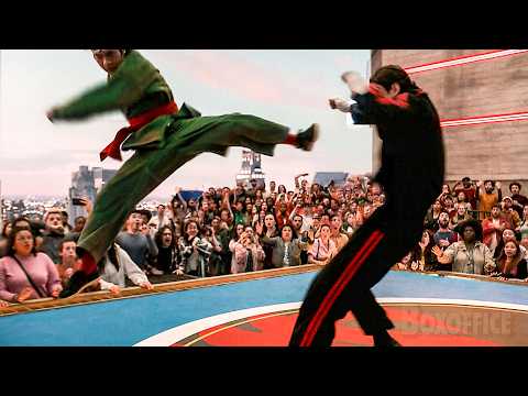 O aluno de Jackie Chan VS o Karatê Kid | Luta final | Karatê Kid: Lendas | Clipe