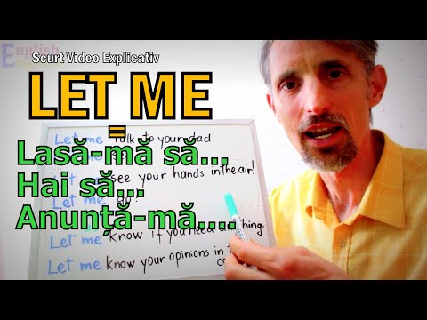 Lectia de Engleza - 𝐋𝐄𝐓 𝐌𝐄 - 𝐃𝐢𝐟𝐞𝐫𝐢𝐭𝐞 𝐒𝐞𝐧𝐬𝐮𝐫𝐢 /𝐃𝐢𝐟𝐟𝐞𝐫𝐞𝐧𝐭 𝐌𝐞𝐚𝐧𝐢𝐧𝐠𝐬 - English Lesson  #let #me