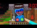DON'T CALL TO HUGGY WUGGY AT 3:00 AM in MINECRAFT gameplay how to summon giant Huggy Wuggy