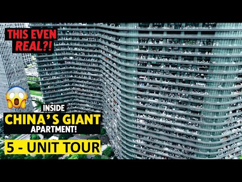 Inside China’s Massive Apartment Complex with 30,000 Residents!