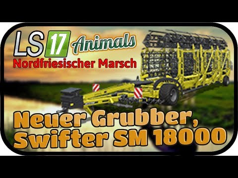 Neuer Grubber, Swifter SM 18000  #066 ANIMALS - LS17 NORDFRIESISCHER MARSCH ★  FARMING SIMULATOR 17