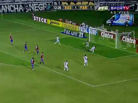 Vasco 2 x 1 Parana (2º turno Serie B 2009) gols