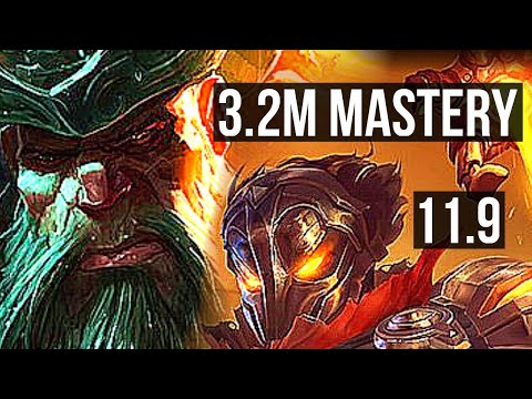 GANGPLANK vs VIKTOR (MID) | 3.2M mastery, 5/1/9, 1500+ games | EUW Master | v11.9