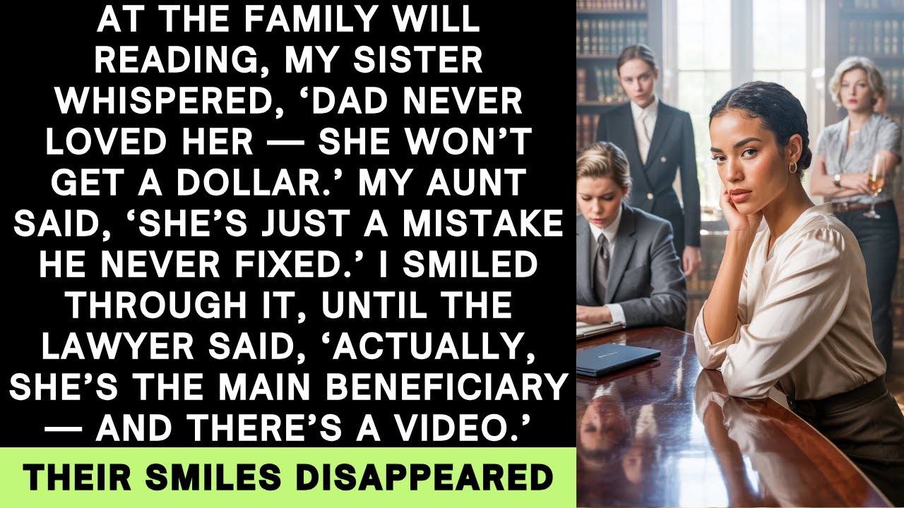 My Sister Said I’d Get Nothing — Then the Lawyer Played a Video That Changed Everything