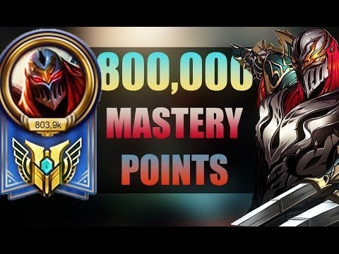 [ZinLOL]Zed Montage | 800,000 Mastery Points | League of Legends