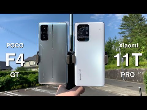 POCO F4 GT vs Xiaomi 11T Pro Camera 4K 60FPS Battle of the Champions!