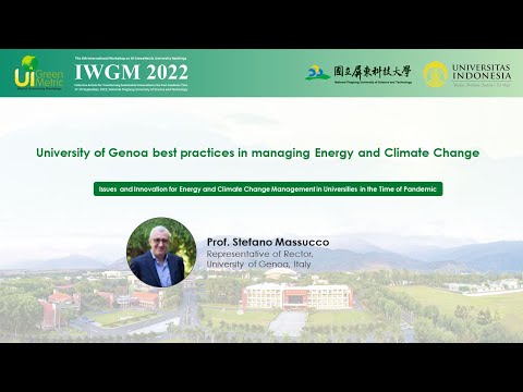 Prof. Stefano Massucco, Representative of Rector, University of Genoa, Italy