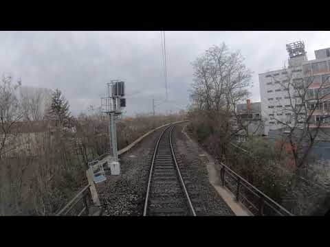 Führerstandsmitfahrt Frankfurt-Höchst - Niederrad - Forsthaus - Süd - Offenbach Ost Gbf