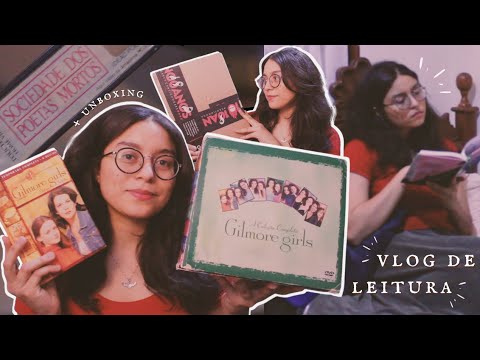 Vlog Aconchegante: Box de Gilmore Girls, Unboxing Darkside, Murakami & Leituras 🍂 cozy reading vlog