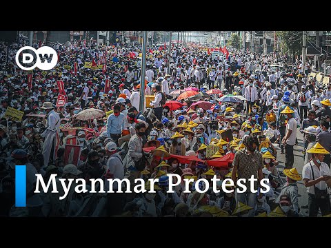緬甸面臨新的軍事政變制裁｜DW News (Myanmar faces new sanctions over military coup | DW News)