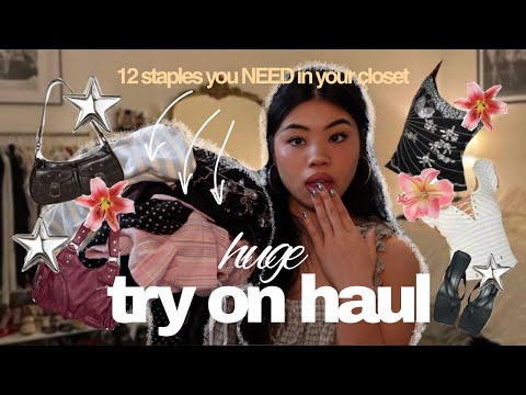 12 MUST-HAVE closet OUTFIT staples for every occasion (try on princess polly haul)