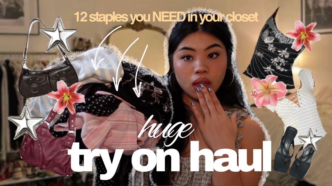 12 MUST-HAVE closet OUTFIT staples for every occasion (try on princess polly haul)