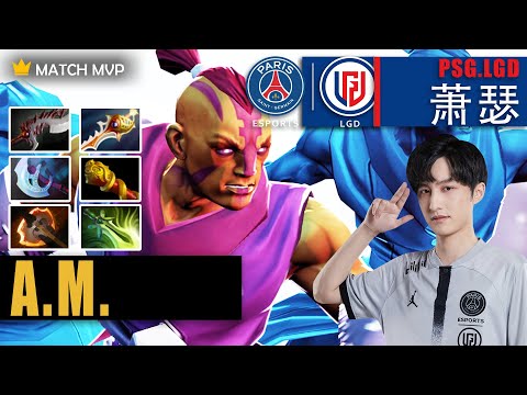 Anti-Mage Safelane | PSG.LGD.Ame | AME IS BACK 7.32D HARD CARRY NO MERCY | 7.32d Gameplay Highlight
