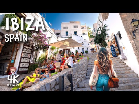 IBIZA TOWN, Spain 4K Virtual Travel Walk