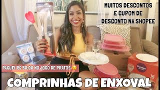 COMPRINHAS PARA CASA  - Enxoval de cozinha e utilidades para o lar com MUITO desconto na Shopee!
