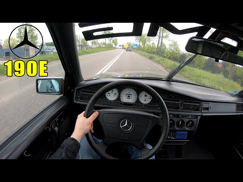 1986 Mercedes-Benz 190E W201 2.3 134 HP POV City Drive by Fanatic Drivers
