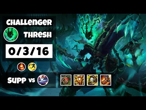 Thresh vs Yuumi NA Challenger SUPPORT (0/3/16) - v11.18