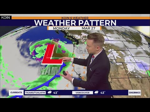 KOIN 6 Weather for Monday March 27, 2023