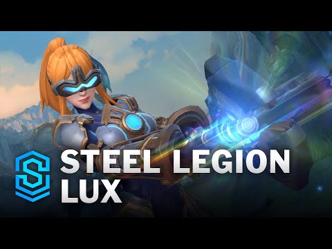Steel Legion Lux Wild Rift Skin Spotlight