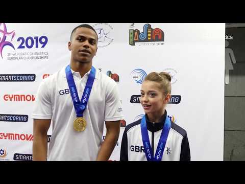 REACTION - Junior Mixed Pair win GOLD!