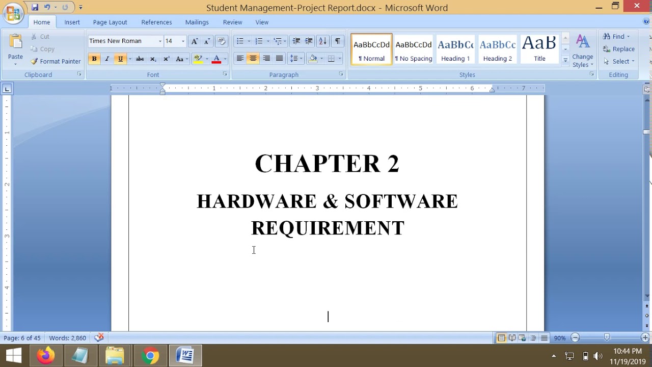 Project Report  - Student Management System | Python Tkinter