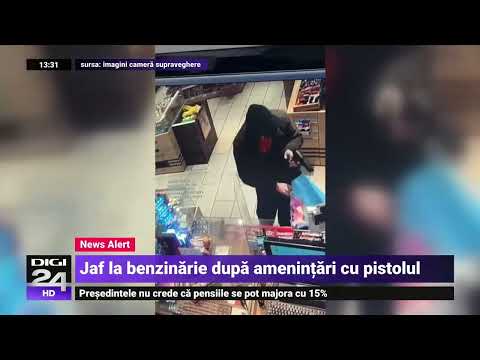 Jaf armat la o benzinărie din București. Un băiat de 18 ani a fost arestat