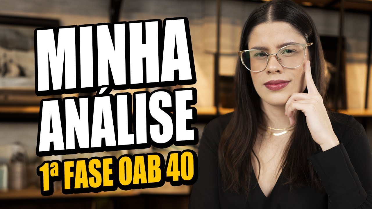 O que eu achei da OAB 40?!