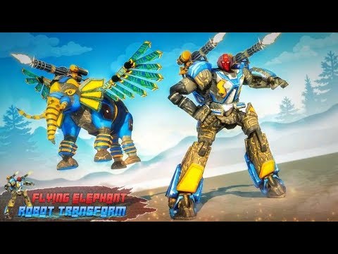 Flying Elephant Robot Transform Game  - Android Gameplay (Full HDR)