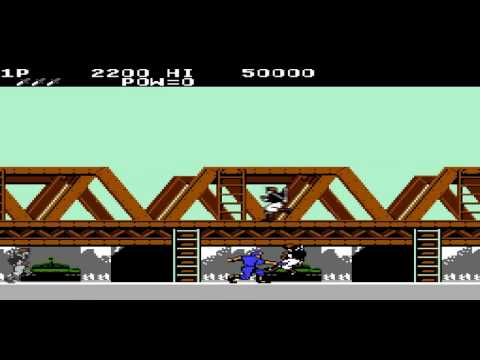 INCREDIBLE RUSH'N ATTACK (NES) GAMEPLAY
