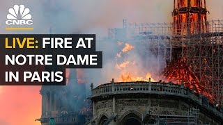 Fire breaks out at Notre Dame cathedral in Paris — Monday, April 15 2019