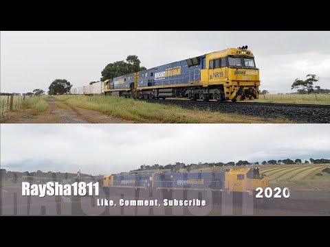7755V - X50-X48 (Grain) & 6MP4 - NR19-NR103 (Toll) - Australian Trains by Raysha1811