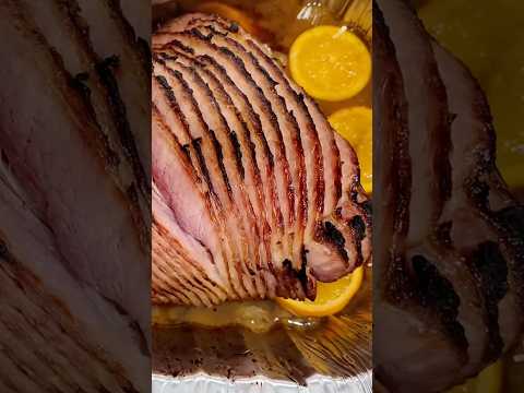 Tried The Moody Foody’s bourbon glazed honey ham 🔥🍯 #HolidayFood #FoodShorts