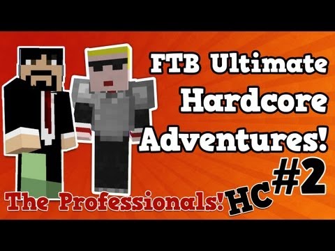 Minecraft Hardcore FTB Ultimate Modpack: Professionals FOB! EP2