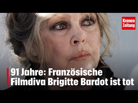Film diva Brigitte Bardot is dead | krone.tv NEWS