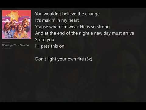 Prelude (Servant's Prayer)_Don't Light Your On Fire (with Lyrics) D.A./Daniel Amos